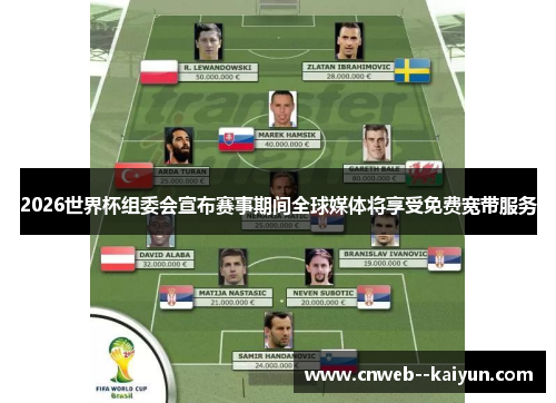 2026世界杯组委会宣布赛事期间全球媒体将享受免费宽带服务 2026世界杯组委会宣布赛事期间全球媒体将享受免费宽带服务